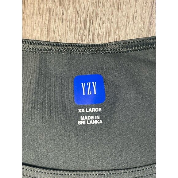 Yeezy x Gap Engineered by Balenciaga Long Sleeve Second Skin Top Green 2X Womens - Picture 3 of 6